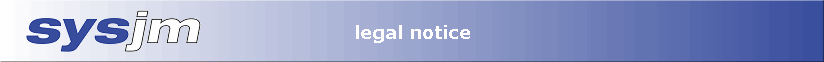 legal notice